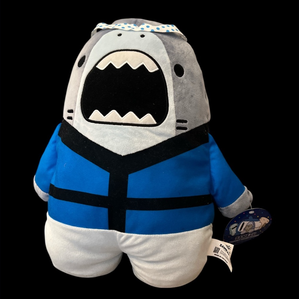 14" Samezu Jaggy Sushi Chef Shark Plush